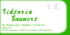 viktoria baumert business card